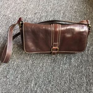 Fossil Leather Handbag